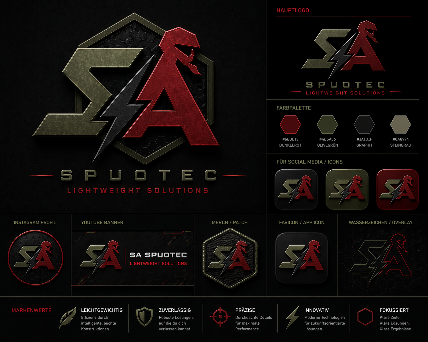 Konzeptvisualisierung industrieller Polyethylen-Komponenten